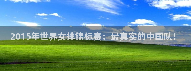 美国世界杯：2015年世界女排锦标赛：最真实的中国队！